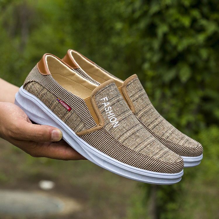 Damen stilvolle Slip-On Schuhe mit elastischem Einstieg und gepolsterter Sohle EB