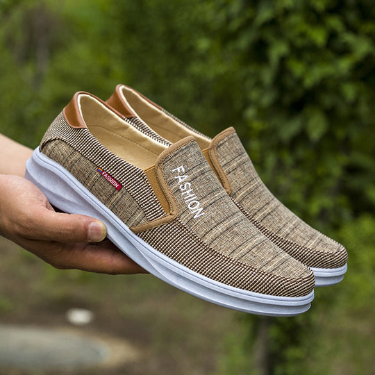 Damen stilvolle Slip-On Schuhe mit elastischem Einstieg und gepolsterter Sohle EB