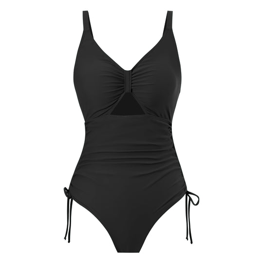 Damen Badekleid mit Cut-Out-Design und verstellbaren Trägern EB