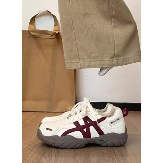 Damen Sportliche Sneakers mit rutschfester Sohle und atmungsaktivem Obermaterial EB