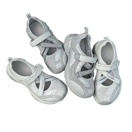 Damen Sportliche Freizeitschuhe mit verstellbarem Riemendesign EB