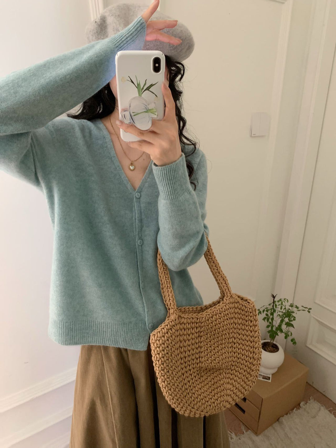 Femme Weicher -Mix Cardigan EB