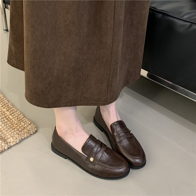Damen Mokassins mit hochwertigem Leder und eleganten Details EB