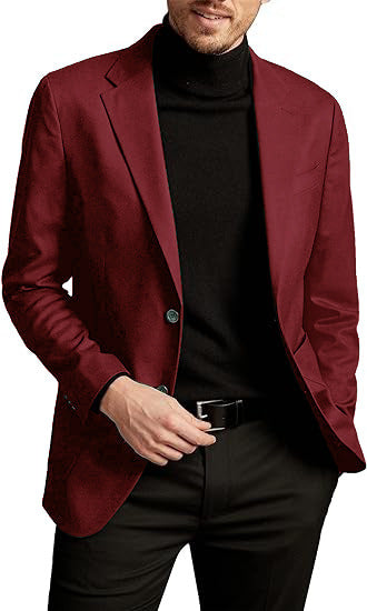Herren eleganter Sakko mit modernem Schnitt und maßgeschneiderter Passform EB