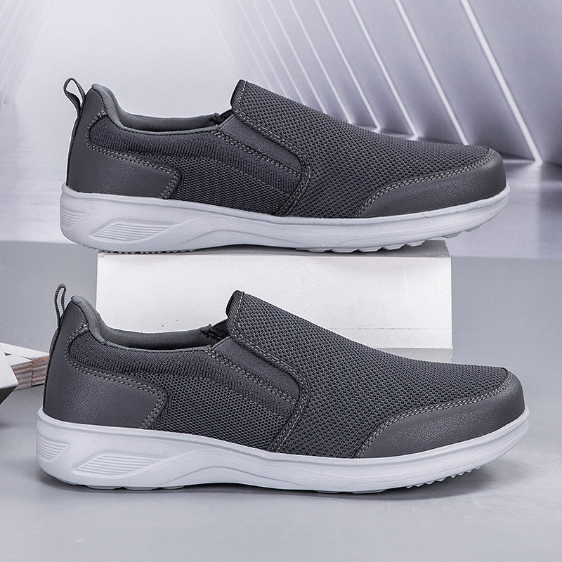Damen Slip-On Freizeitschuhe mit atmungsaktiver Mesh-Oberfläche EB
