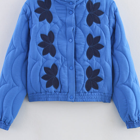 Damen Steppjacke mit floralem Design EB
