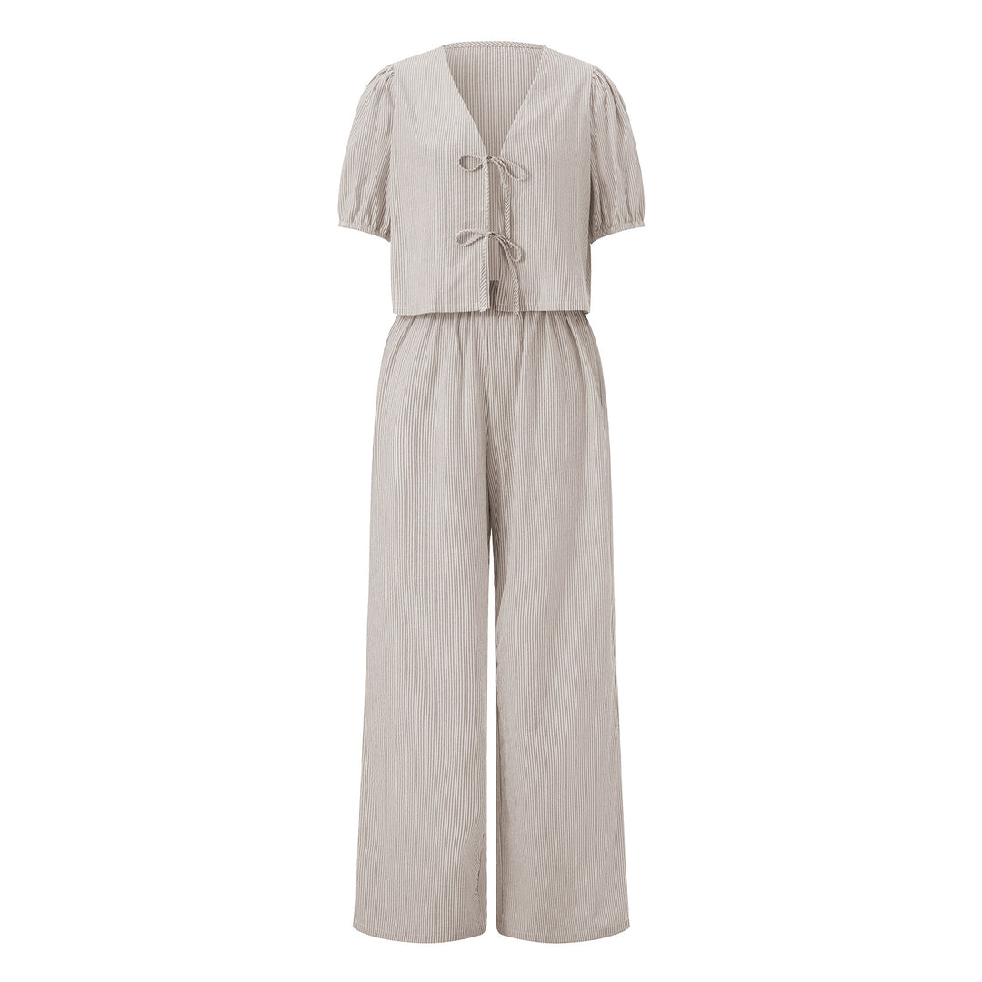 Damen luftiges Sommer-Jumpsuit mit Raffung EB