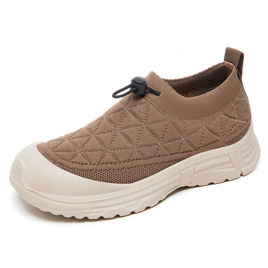 Damen Bequeme Sport-Sneaker mit elastischer Passform und dämpfender Sohle EB