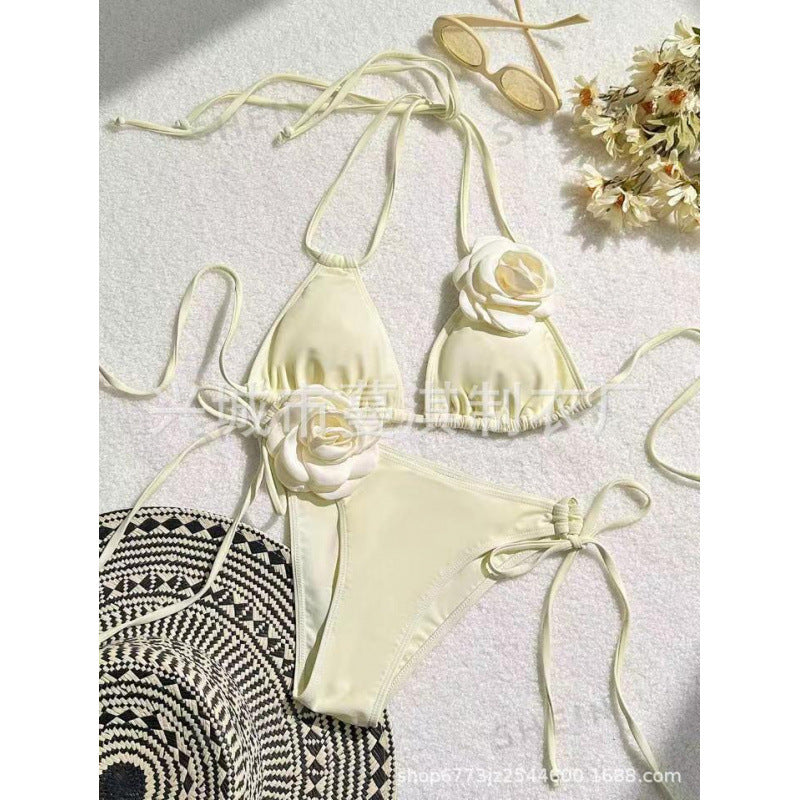 Damen Bikini-Set mit elegantem Blumenmuster EB