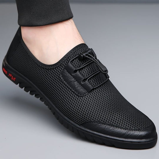 Herren Bequeme Mesh-Slipper mit elastischem Schnürsystem EB