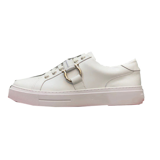 Damen Sneakers mit modischem Schnallen-Detail und rutschfester Sohle EB