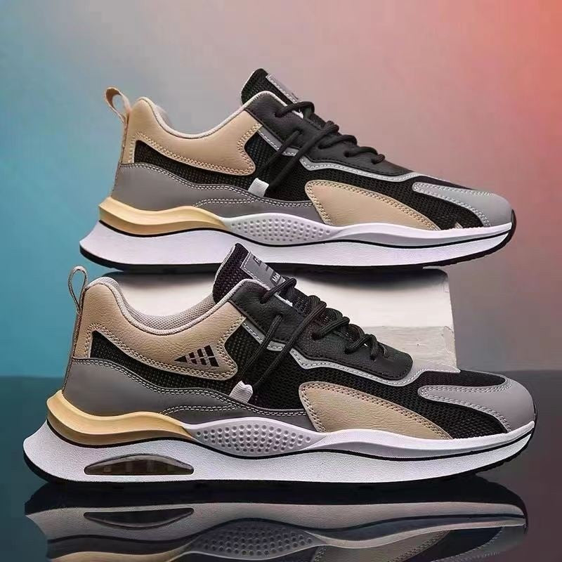 Damen Sportliche Sneakers mit atmungsaktivem Obermaterial und stoßdämpfender Sohle EB