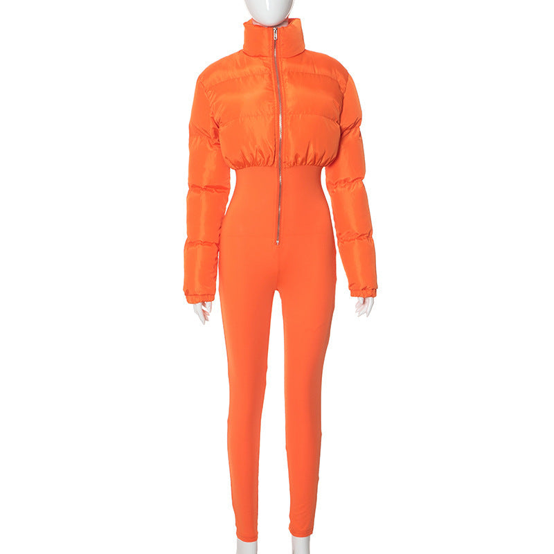 EB | Damen Daunenjacke mit Gürtelhose
