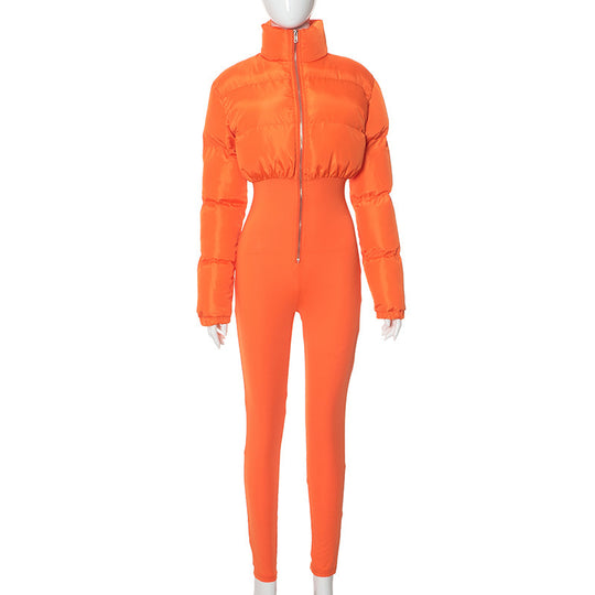EB | Damen Daunenjacke mit Gürtelhose