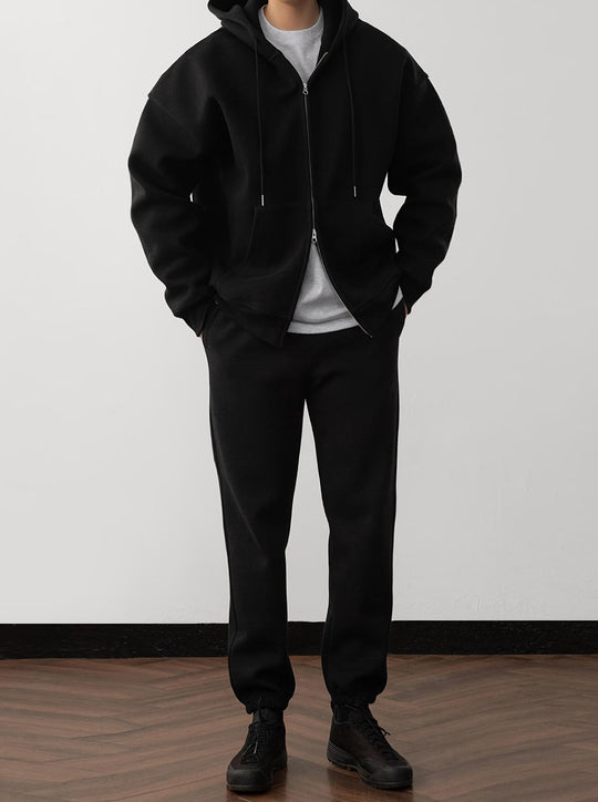Herren bequeme Freizeitjacke mit passender Jogginghose EB