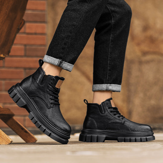 Damen robuste Schnürboots mit rutschfester und dämpfender Sohle EB