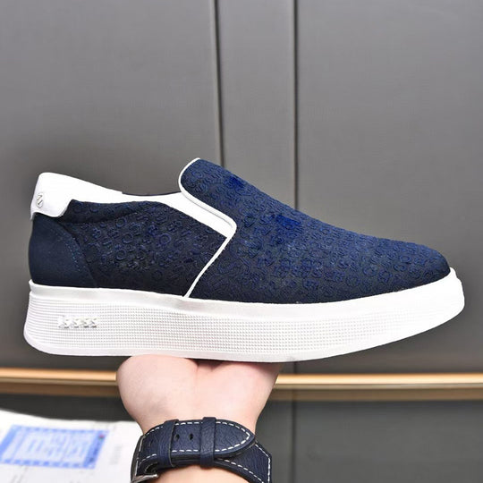 Damen Atmungsaktive Slip-On Sneakers mit elastischem Einstieg und strukturiertem Obermaterial EB