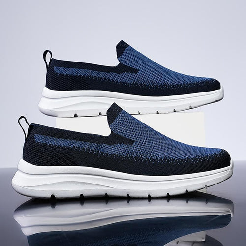 Damen Bequeme Slip-On Sneakers mit strukturierter Konstruktionsart EB