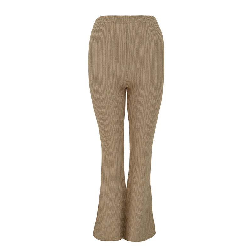 Damen Flared Strickhose EB