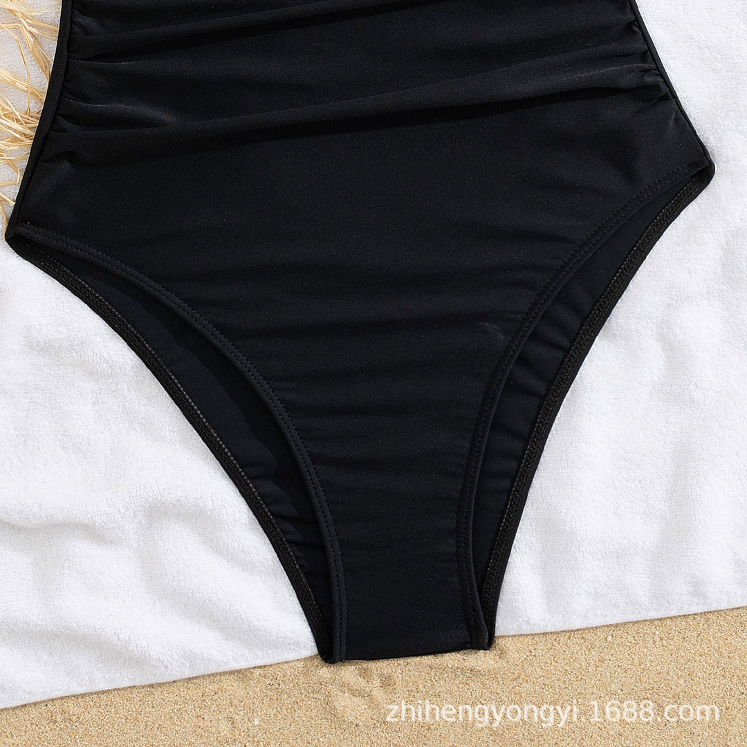Damen Eleganter Schwimmanzug mit tiefem Ausschnitt EB
