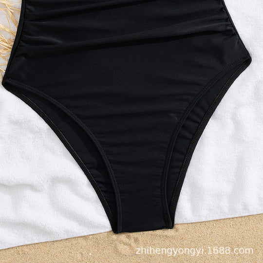 Damen Eleganter Schwimmanzug mit tiefem Ausschnitt EB