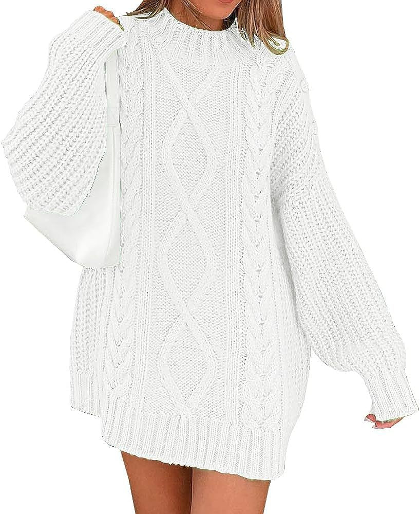 Damen Strickpullover mit oversized Schnitt EB