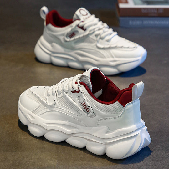 Damen Atmungsaktive Chunky Sneakers mit rutschfester Sohle EB
