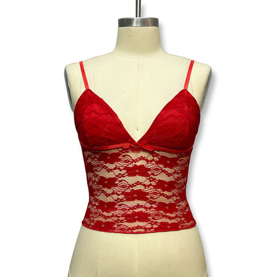 Damen Spitzencami mit verstellbaren Trägern EB