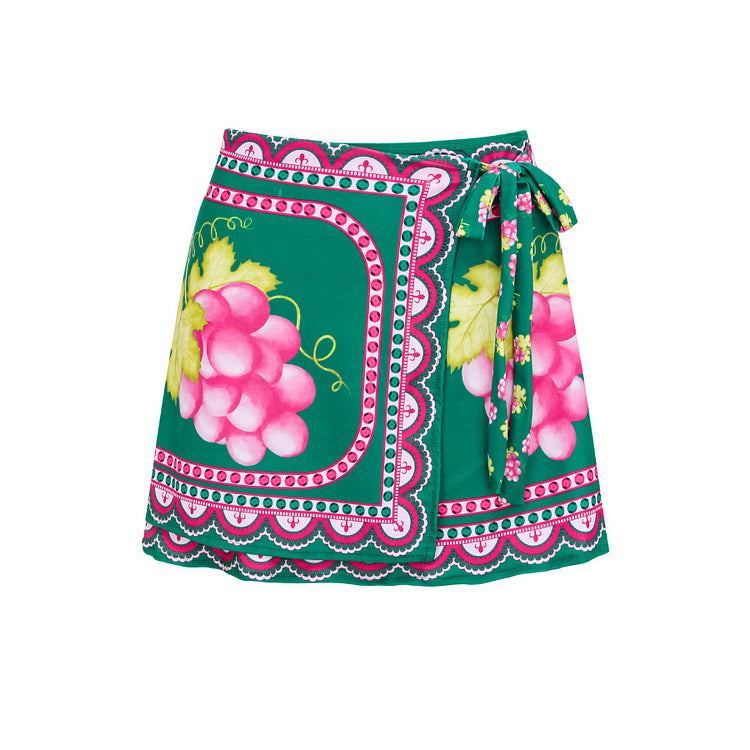 Damen Stylish Elegantes Badeanzug- und Rockset EB