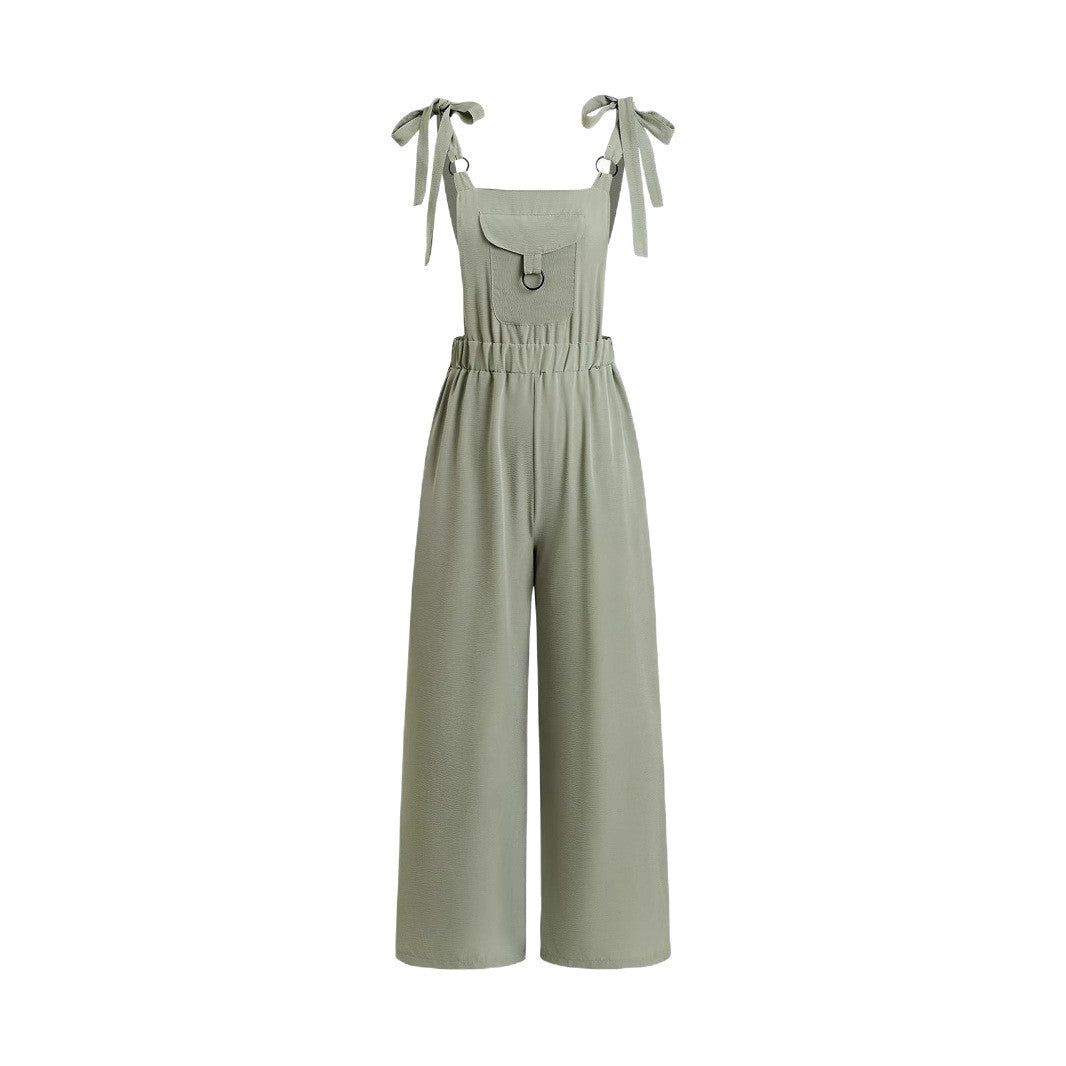 Damen Overall mit verstellbaren Trägern und praktischen Taschen EB
