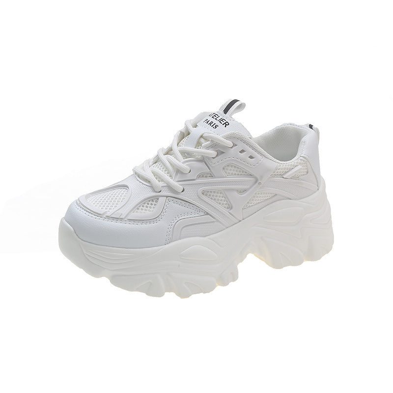 Damen Sportliche Chunky Sneaker mit atmungsaktiver Mesh-Oberfläche EB