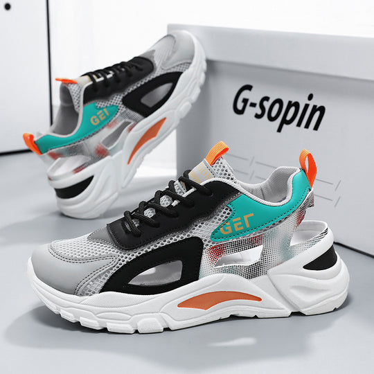 Damen Sportliche Sneaker mit atmungsaktivem Mesh und dämpfender Sohle EB