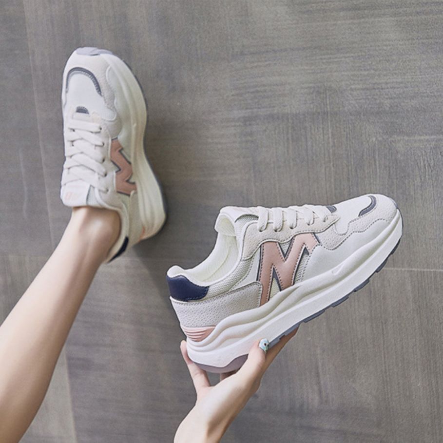 Damen Modische Sneakers mit stabilem Dämpfungssystem und rutschfester Sohle EB
