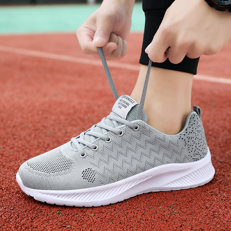 Damen modische Sportschuhe mit atmungsaktivem Obermaterial und rutschfester Sohle EB