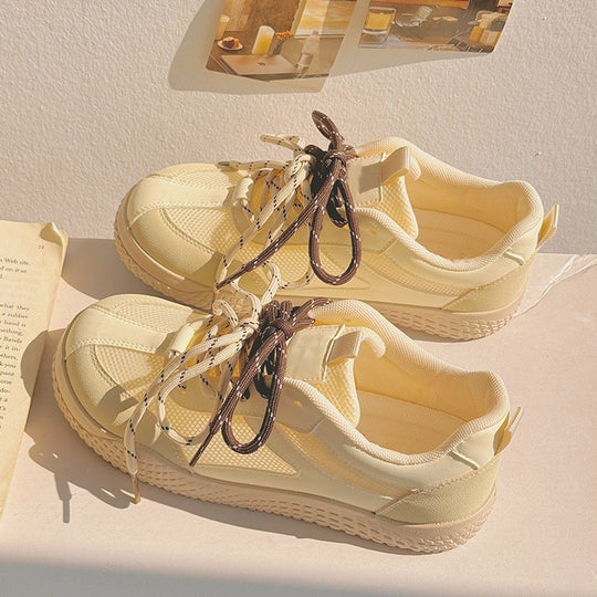 Damen Bequeme Sneakers mit atmungsaktivem Obermaterial und dämpfender Sohle EB