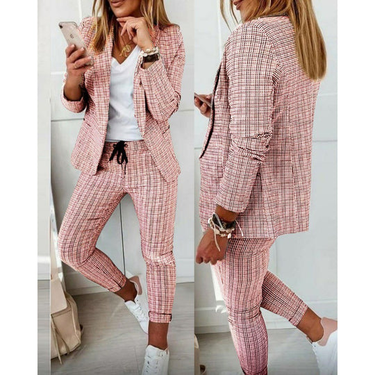 Damen Blazer und Hose Set EB