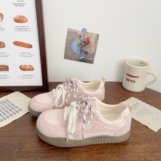Damen Sneakers mit modischem Schnürsystem und rutschfester Sohle EB