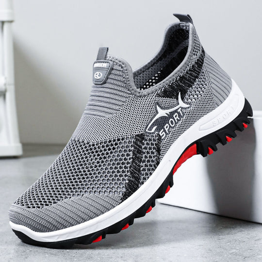 Damen Sportliche Sneaker mit atmungsaktiver Mesh-Oberfläche und rutschfester Sohle EB
