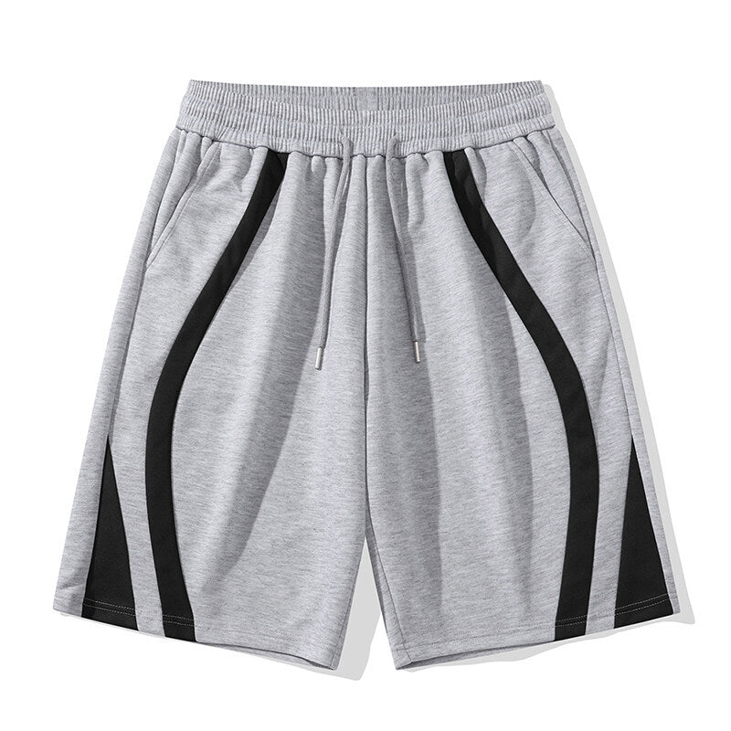 Herren Sportliche Shorts mit elastischem Bund und seitlichen Kontraststreifen EB