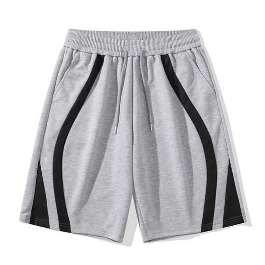 Herren Sportliche Shorts mit elastischem Bund und seitlichen Kontraststreifen EB