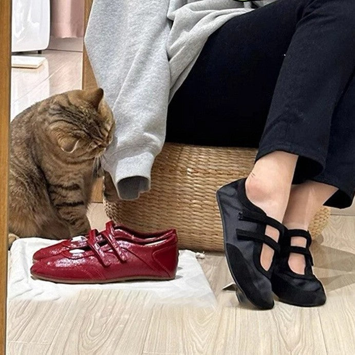 Damen Slingpumps mit verstellbarem Riemen und weichem Obermaterial EB