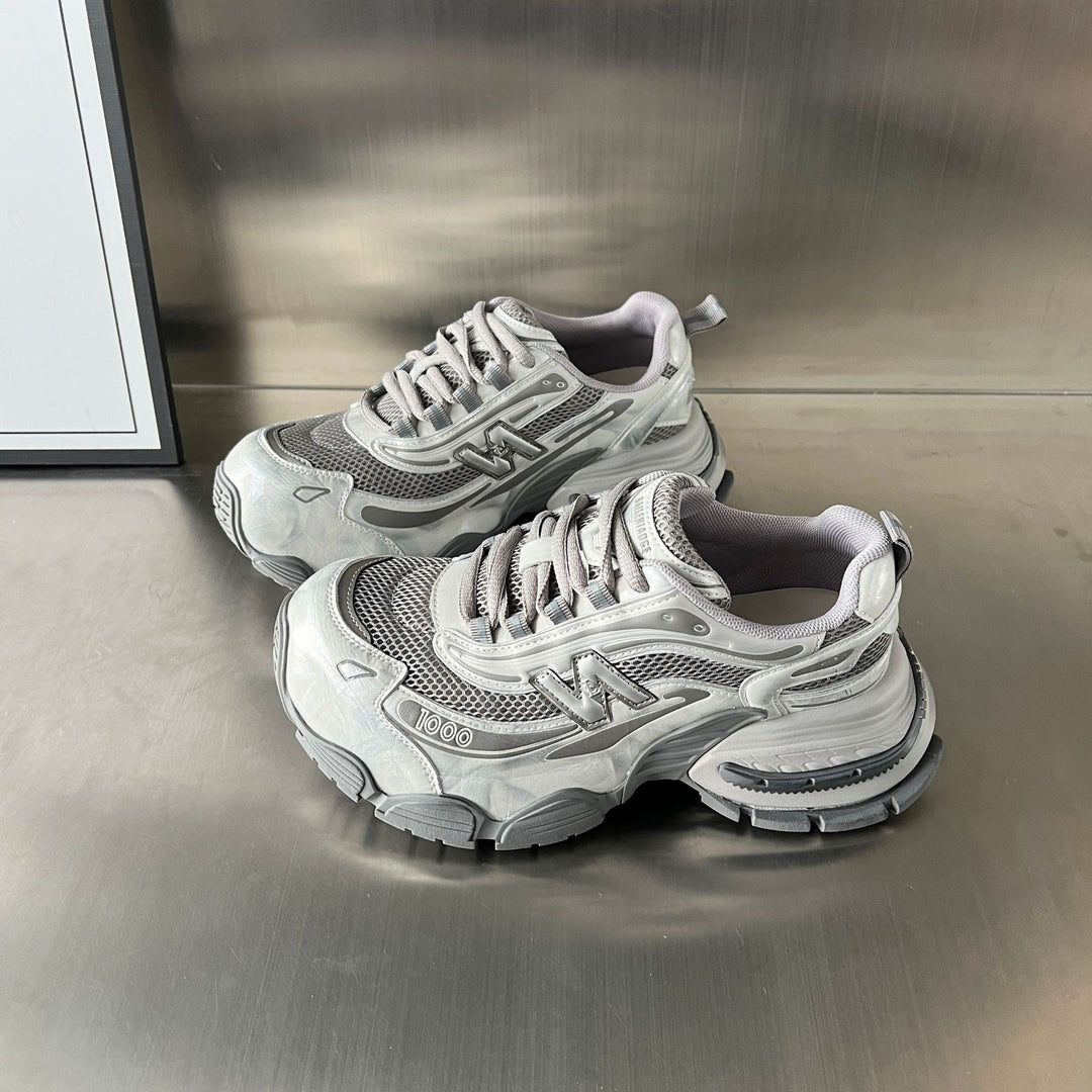 Damen Sportliche Laufschuhe mit atmungsaktiver Mesh-Oberfläche und dämpfender Sohle EB