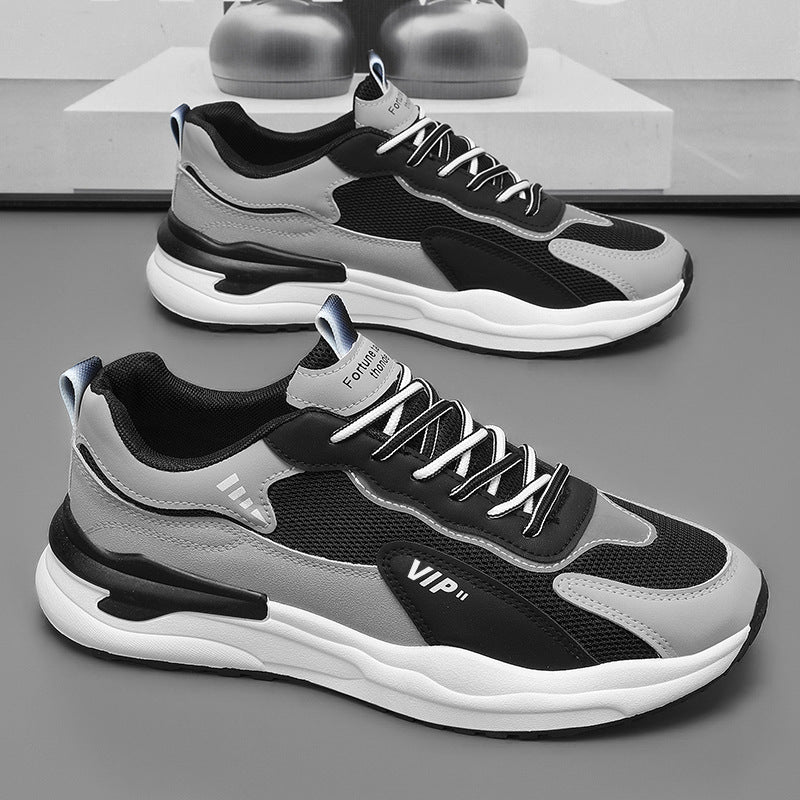 Damen Sportliche Sneakers mit atmungsaktivem Mesh-Obermaterial und rutschfester Sohle EB