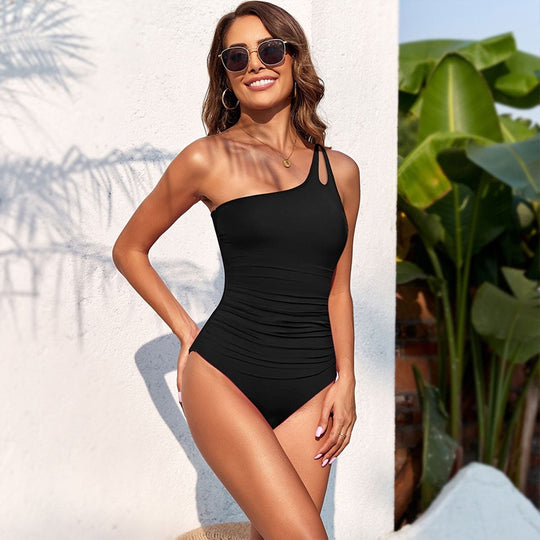 Damen One-Shoulder Badeanzug EB