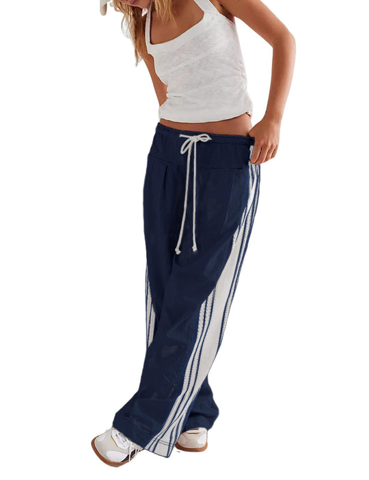 Damen Lässige Sporthose mit seitlichen Streifen EB