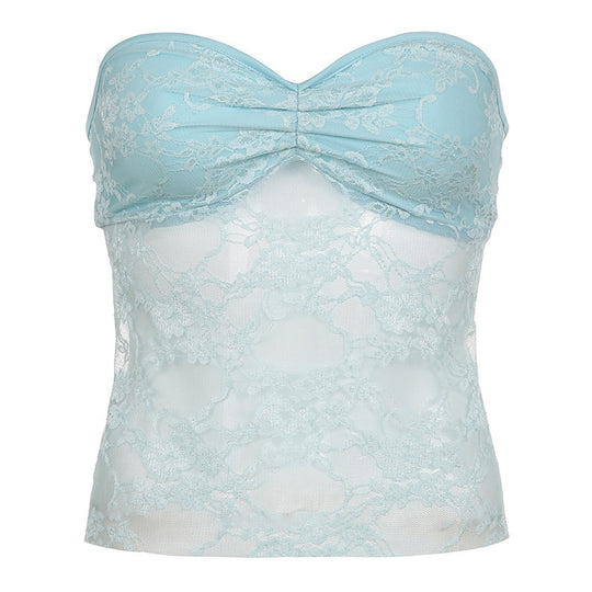Damen Bustieroberteil mit eleganter Spitze und filigranem Design EB