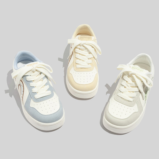 Damen Trendige Sneakers mit niedlichem Tiermotiv und komfortabler Dämpfung EB