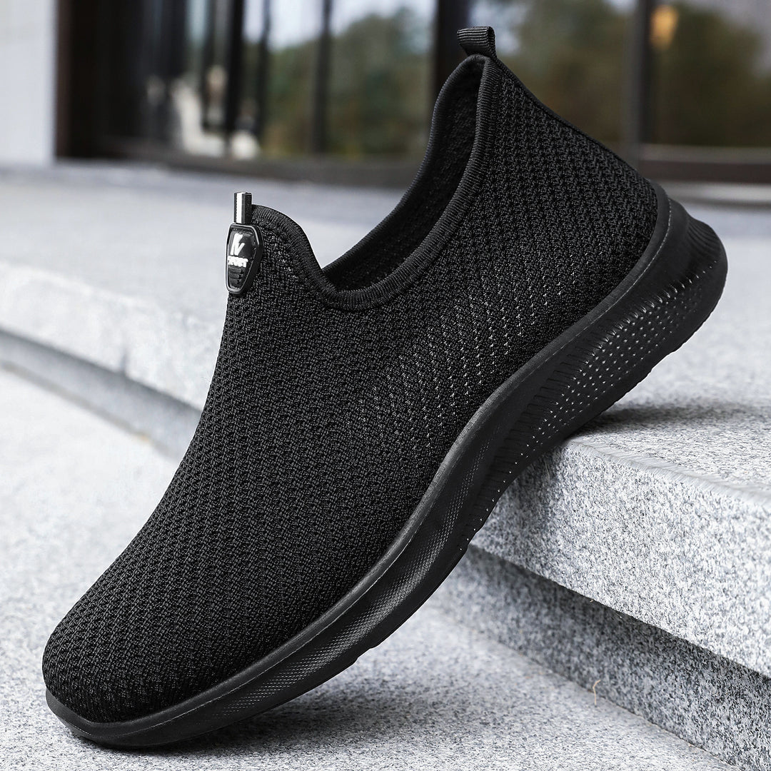 Damen Atmungsaktive Slip-On Freizeitschuhe mit elastischem Einschlupf EB