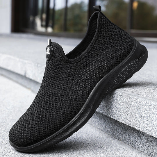 Damen Atmungsaktive Slip-On Freizeitschuhe mit elastischem Einschlupf EB
