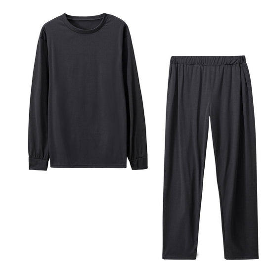 Damen Langarm Schlafanzug Set mit elastischen Hosen EB